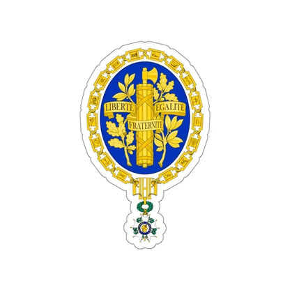 Coat of arms of the French Republic STICKER Vinyl Die-Cut Decal - The Sticker Space