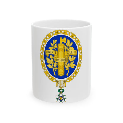 Coat of arms of the French Republic - White Coffee Mug