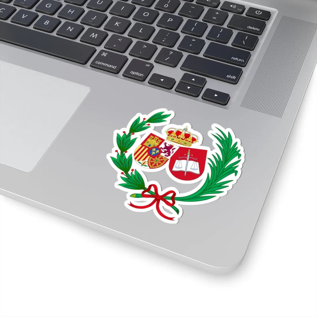 Coat of Arms of the General Council of Spanish Solicitors (Spain) (Coat of Arms) STICKER Vinyl Kiss-Cut Decal - The Sticker Space