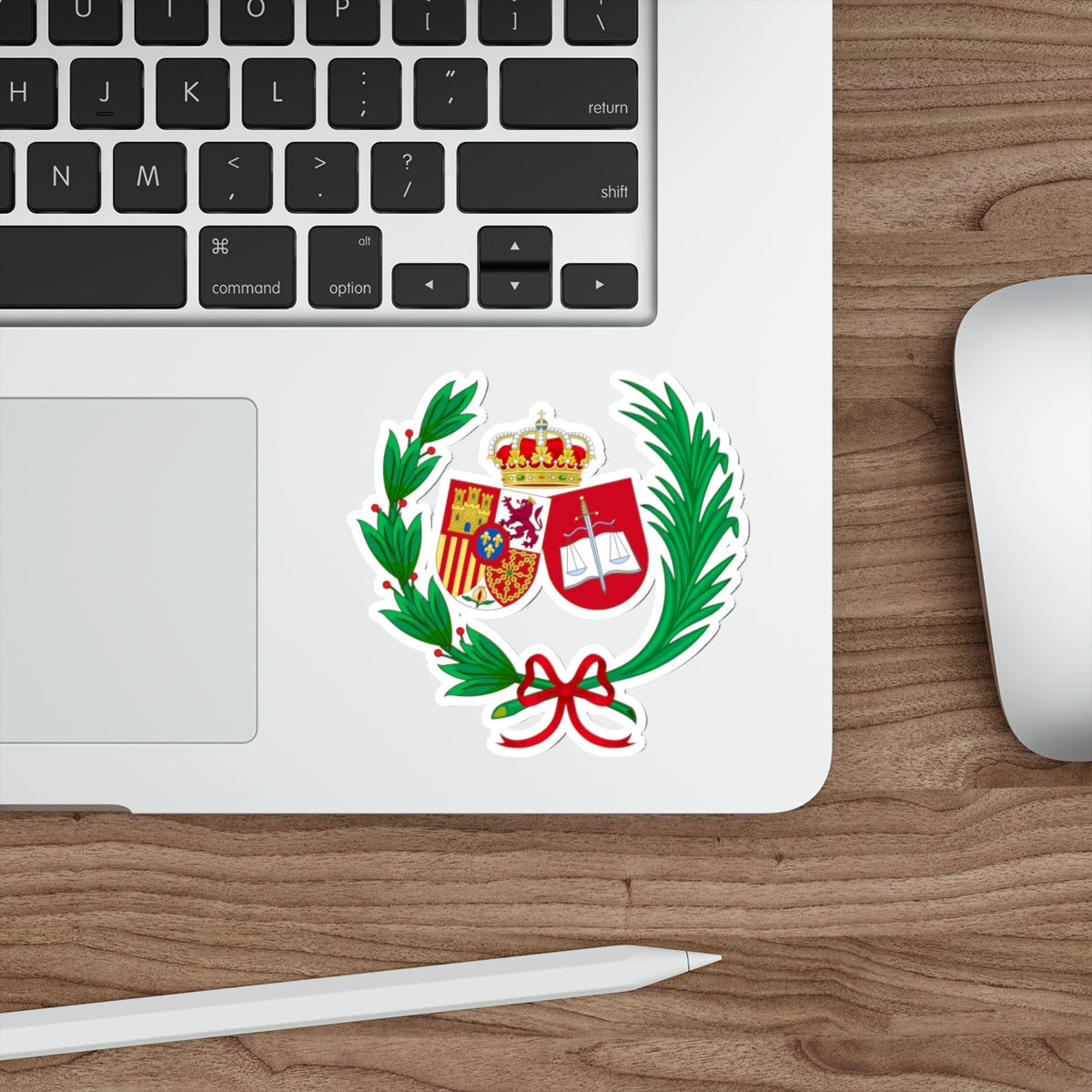 Coat of Arms of the General Council of Spanish Solicitors STICKER Vinyl Die-Cut Decal-The Sticker Space