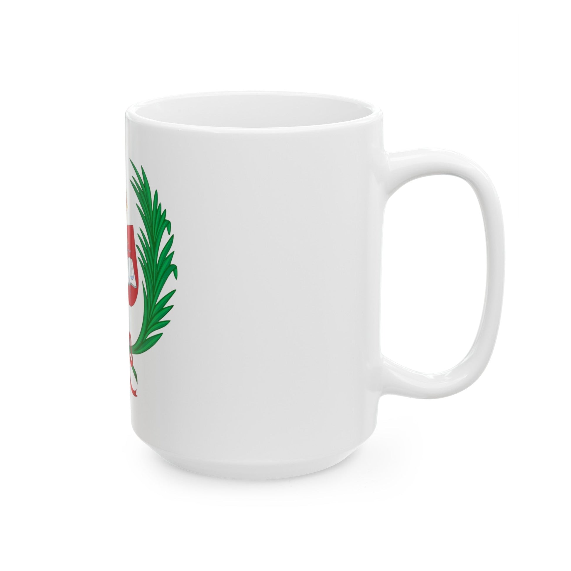 Coat of Arms of the General Council of Spanish Solicitors - White Coffee Mug-The Sticker Space