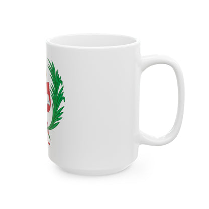 Coat of Arms of the General Council of Spanish Solicitors - White Coffee Mug-The Sticker Space