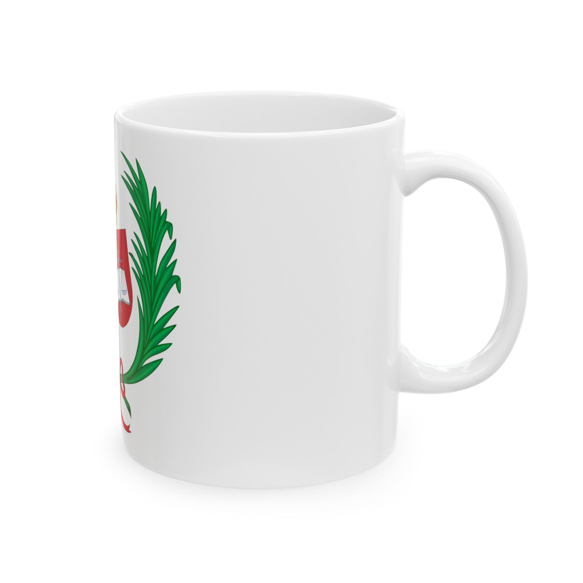 Coat of Arms of the General Council of Spanish Solicitors - White Coffee Mug-The Sticker Space