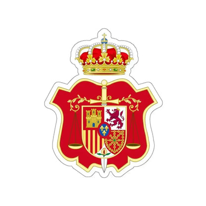 Coat of Arms of the General Council of the Judicial Power of Spain STICKER Vinyl Die-Cut Decal - The Sticker Space