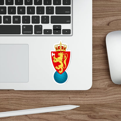 Coat of arms of the Geographical Survey of Norway STICKER Vinyl Die-Cut Decal-The Sticker Space