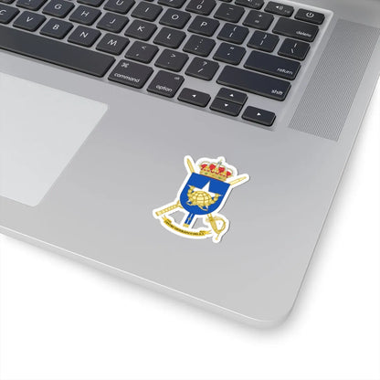 Coat of Arms of the Geography Centre of the Spanish Army (Spain) (Coat of Arms) STICKER Vinyl Kiss-Cut Decal - The Sticker Space