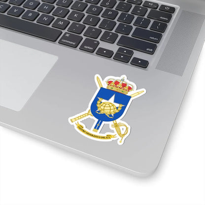 Coat of Arms of the Geography Centre of the Spanish Army (Spain) (Coat of Arms) STICKER Vinyl Kiss-Cut Decal - The Sticker Space