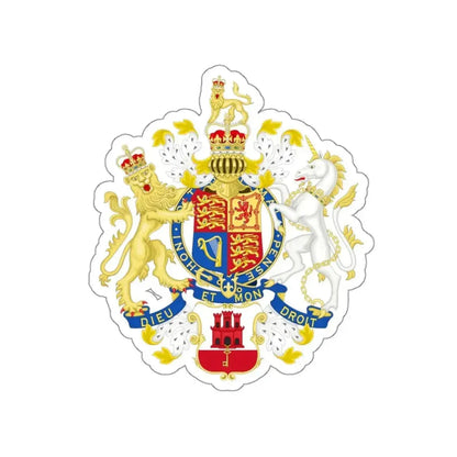 Coat of Arms of the Government of Gibraltar STICKER Vinyl Die-Cut Decal - The Sticker Space