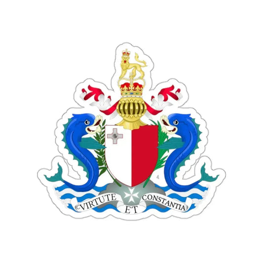 Coat of arms of the Governor-General of Malta (1964–1974) STICKER Vinyl Die-Cut Decal 2 Inch - The Sticker Space