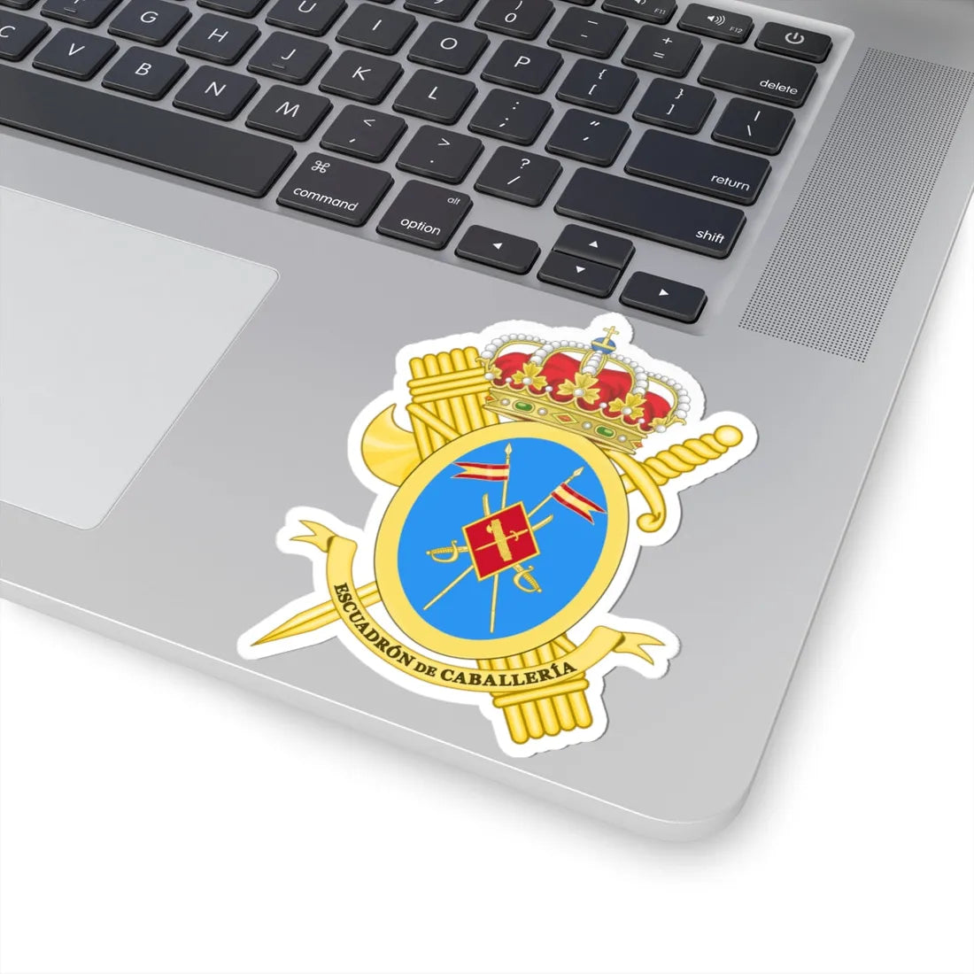 Coat of Arms of the Guardia Civils Cavalry (Spain) (Coat of Arms) STICKER Vinyl Kiss-Cut Decal - The Sticker Space