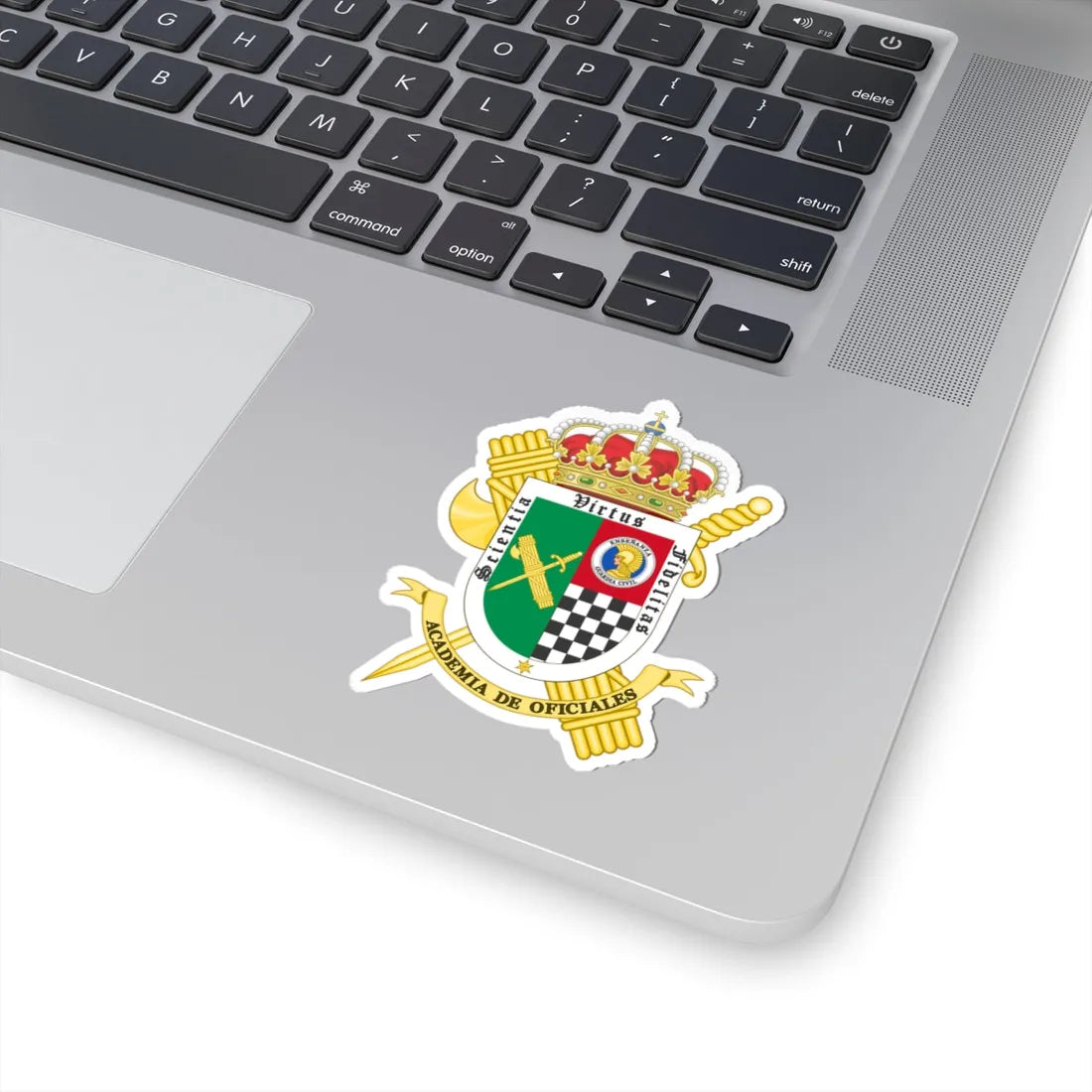 Coat of Arms of the Guardia Civils Officers Academy-Aranjuez Center (Spain) (Coat of Arms) STICKER Vinyl Kiss-Cut Decal - The Sticker Space