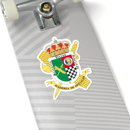 Coat of Arms of the Guardia Civils Officers Academy-Aranjuez Center (Spain) (Coat of Arms) STICKER Vinyl Kiss-Cut Decal - The Sticker Space