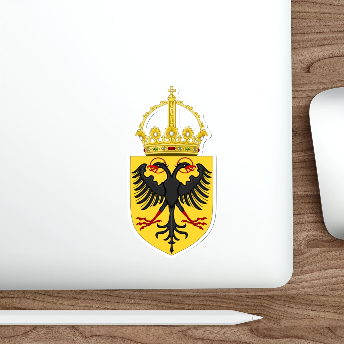 Coat of Arms of the Holy Roman Emperor (1433-1450) STICKER Vinyl Die-Cut Decal-The Sticker Space