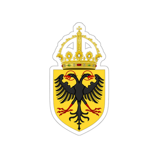 Coat of Arms of the Holy Roman Emperor (1433-1450) STICKER Vinyl Die-Cut Decal-White-The Sticker Space