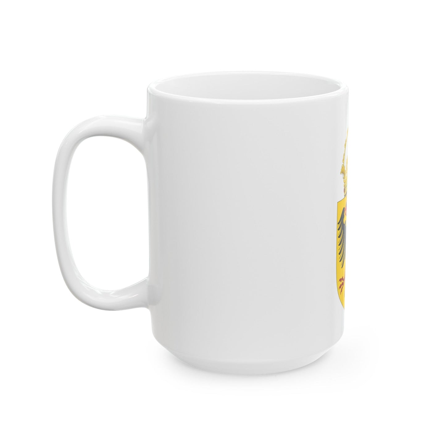 Coat of Arms of the Holy Roman Emperor (1433-1450) - White Coffee Mug-The Sticker Space