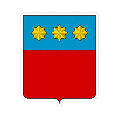 Coat of arms of the House of Agostini (Italy) (Coat of Arms) STICKER Vinyl Kiss-Cut Decal 3 Inch White - The Sticker Space