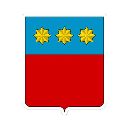 Coat of arms of the House of Agostini (Italy) (Coat of Arms) STICKER Vinyl Kiss-Cut Decal 4 Inch White - The Sticker Space