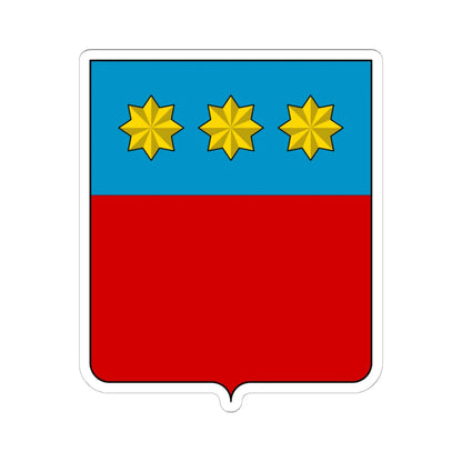 Coat of arms of the House of Agostini (Italy) (Coat of Arms) STICKER Vinyl Kiss-Cut Decal 6 Inch White - The Sticker Space