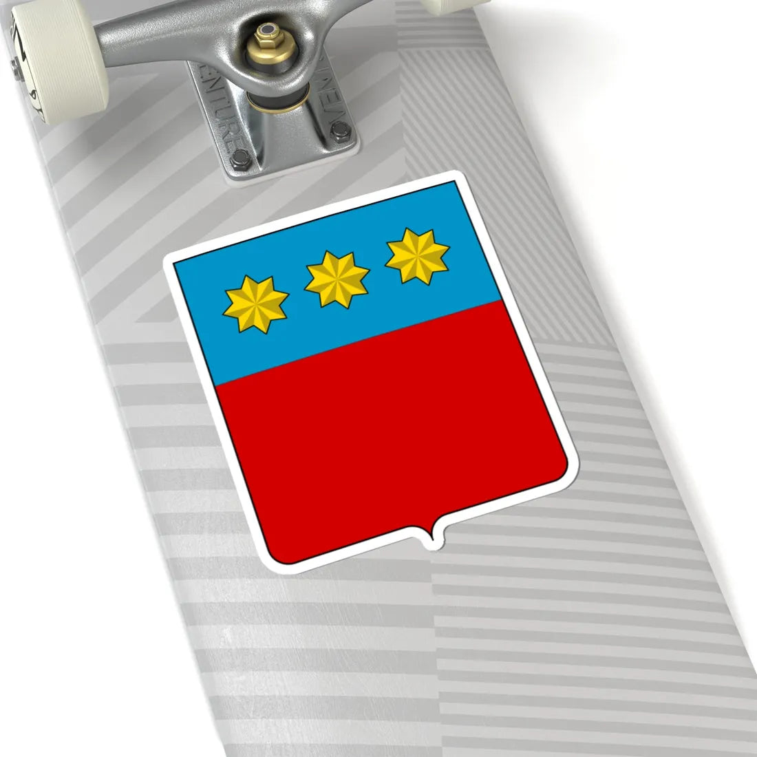 Coat of arms of the House of Agostini (Italy) (Coat of Arms) STICKER Vinyl Kiss-Cut Decal - The Sticker Space