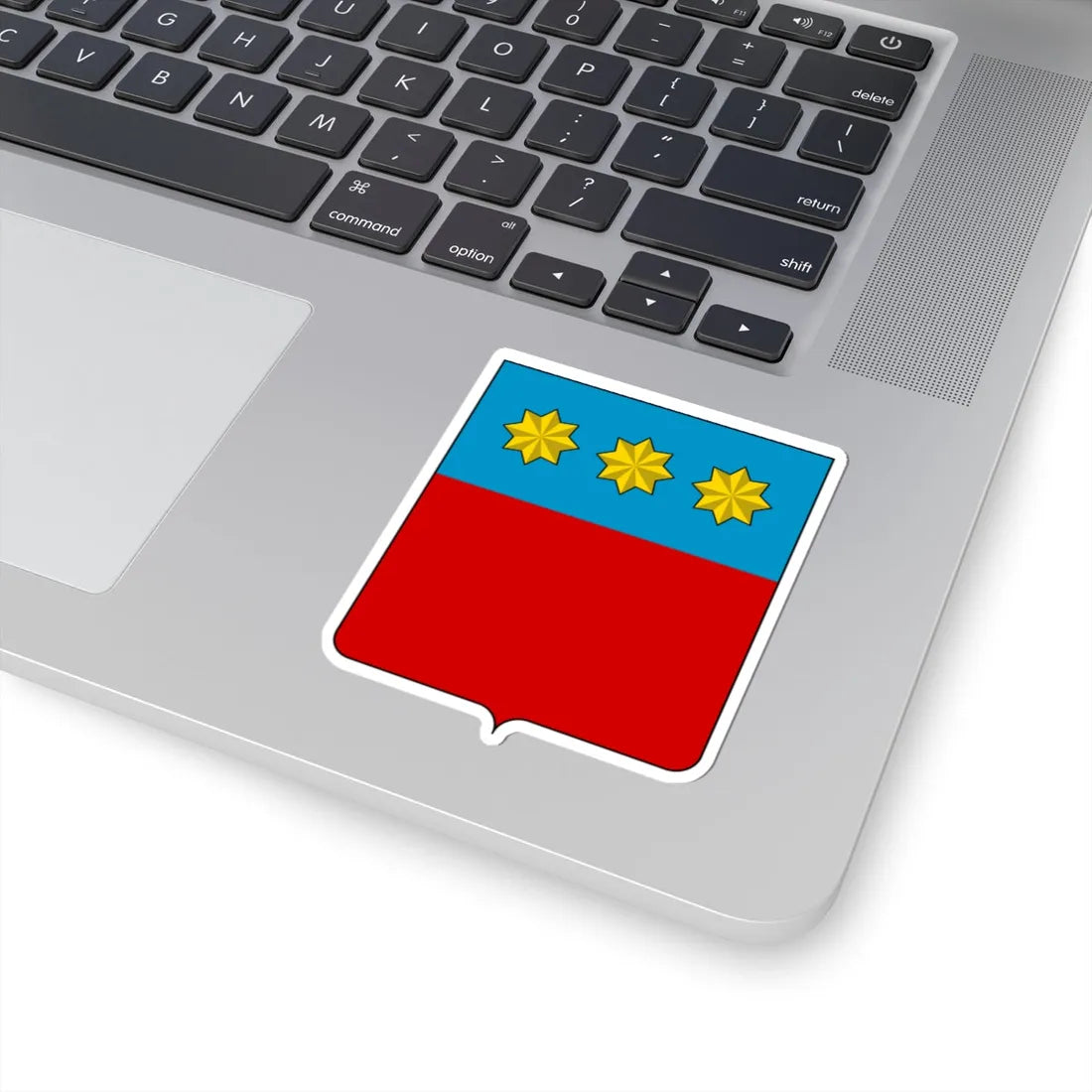 Coat of arms of the House of Agostini (Italy) (Coat of Arms) STICKER Vinyl Kiss-Cut Decal - The Sticker Space