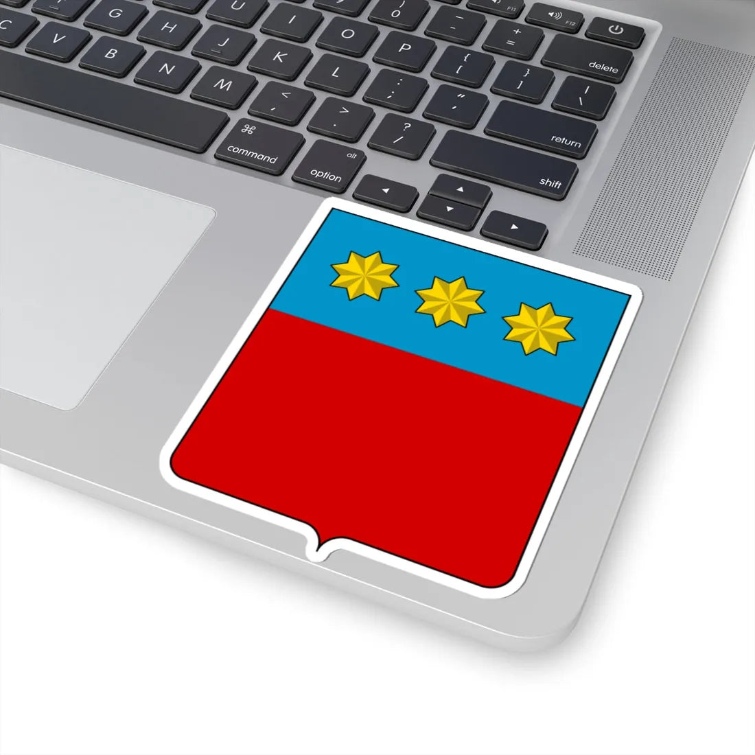 Coat of arms of the House of Agostini (Italy) (Coat of Arms) STICKER Vinyl Kiss-Cut Decal - The Sticker Space