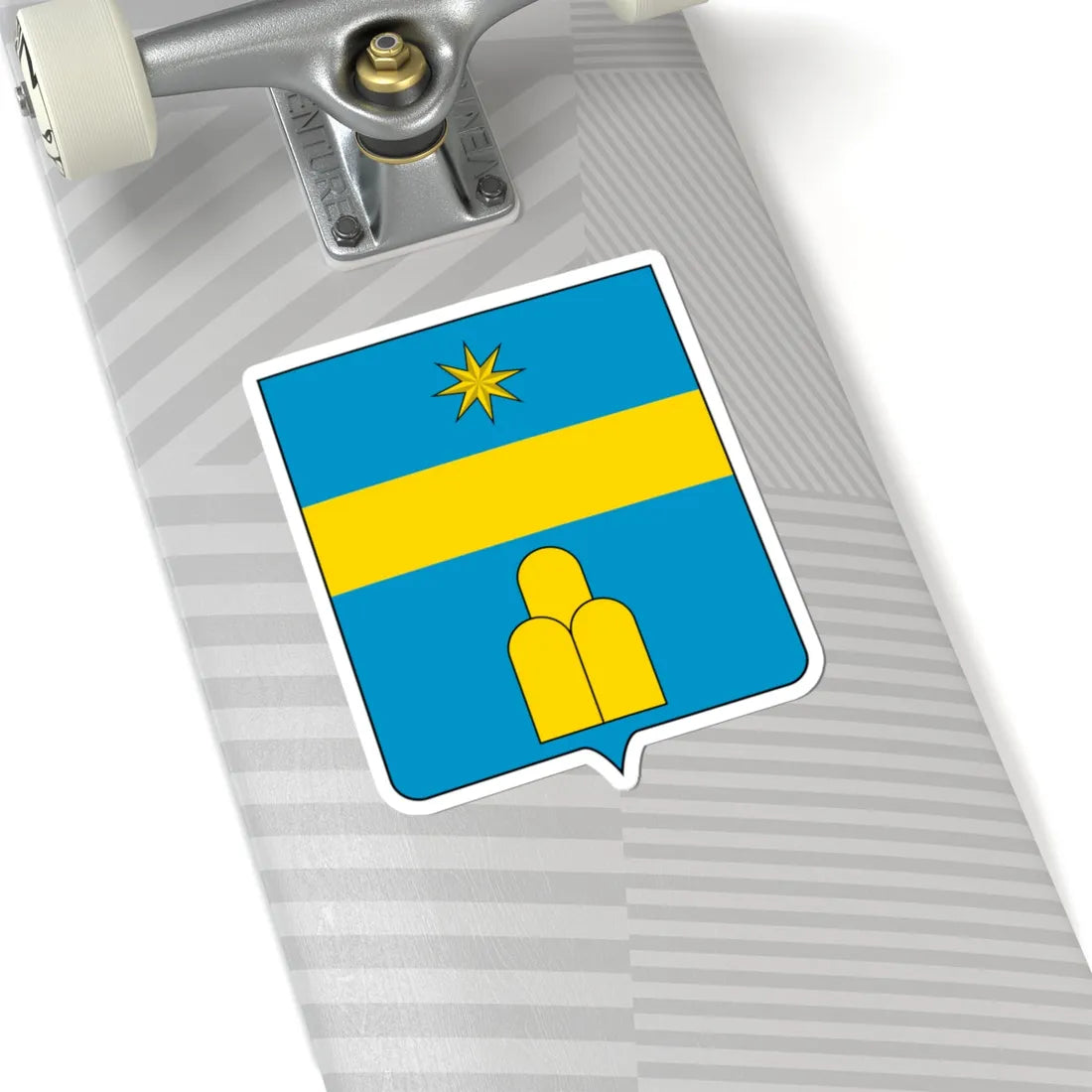 Coat of arms of the House of Albani (Italy) (Coat of Arms) STICKER Vinyl Kiss-Cut Decal - The Sticker Space