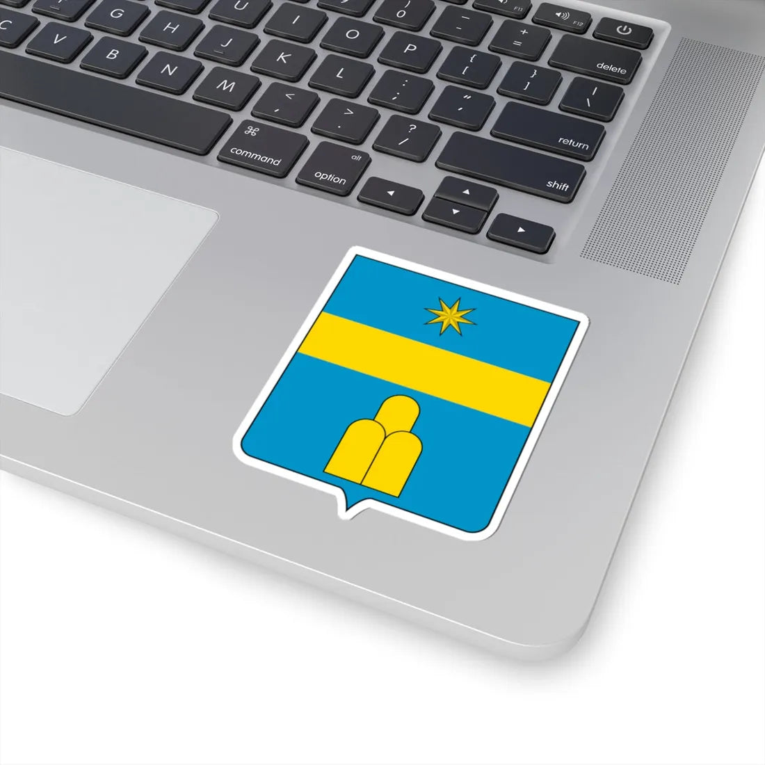 Coat of arms of the House of Albani (Italy) (Coat of Arms) STICKER Vinyl Kiss-Cut Decal - The Sticker Space