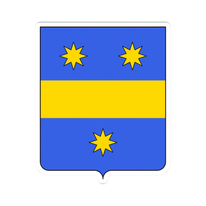 Coat of arms of the House of Angarano (Italy) (Coat of Arms) STICKER Vinyl Kiss-Cut Decal 2 Inch White - The Sticker Space