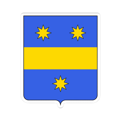 Coat of arms of the House of Angarano (Italy) (Coat of Arms) STICKER Vinyl Kiss-Cut Decal 3 Inch White - The Sticker Space