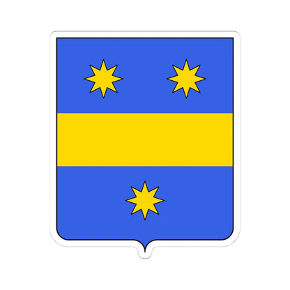 Coat of arms of the House of Angarano (Italy) (Coat of Arms) STICKER Vinyl Kiss-Cut Decal 4 Inch White - The Sticker Space