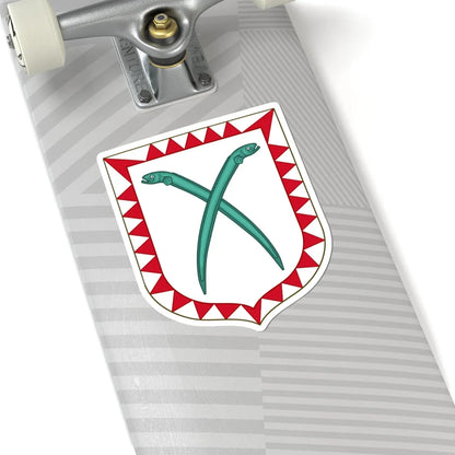 Coat of arms of the house of Anguillara (Italy) (Coat of Arms) STICKER Vinyl Kiss-Cut Decal - The Sticker Space