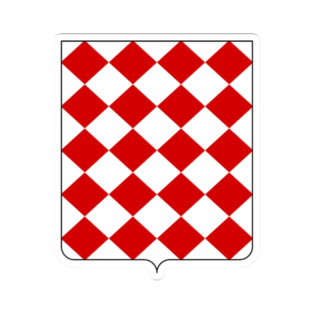 Coat of arms of the House of Appiano (Italy) (Coat of Arms) STICKER Vinyl Kiss-Cut Decal 2 Inch White - The Sticker Space