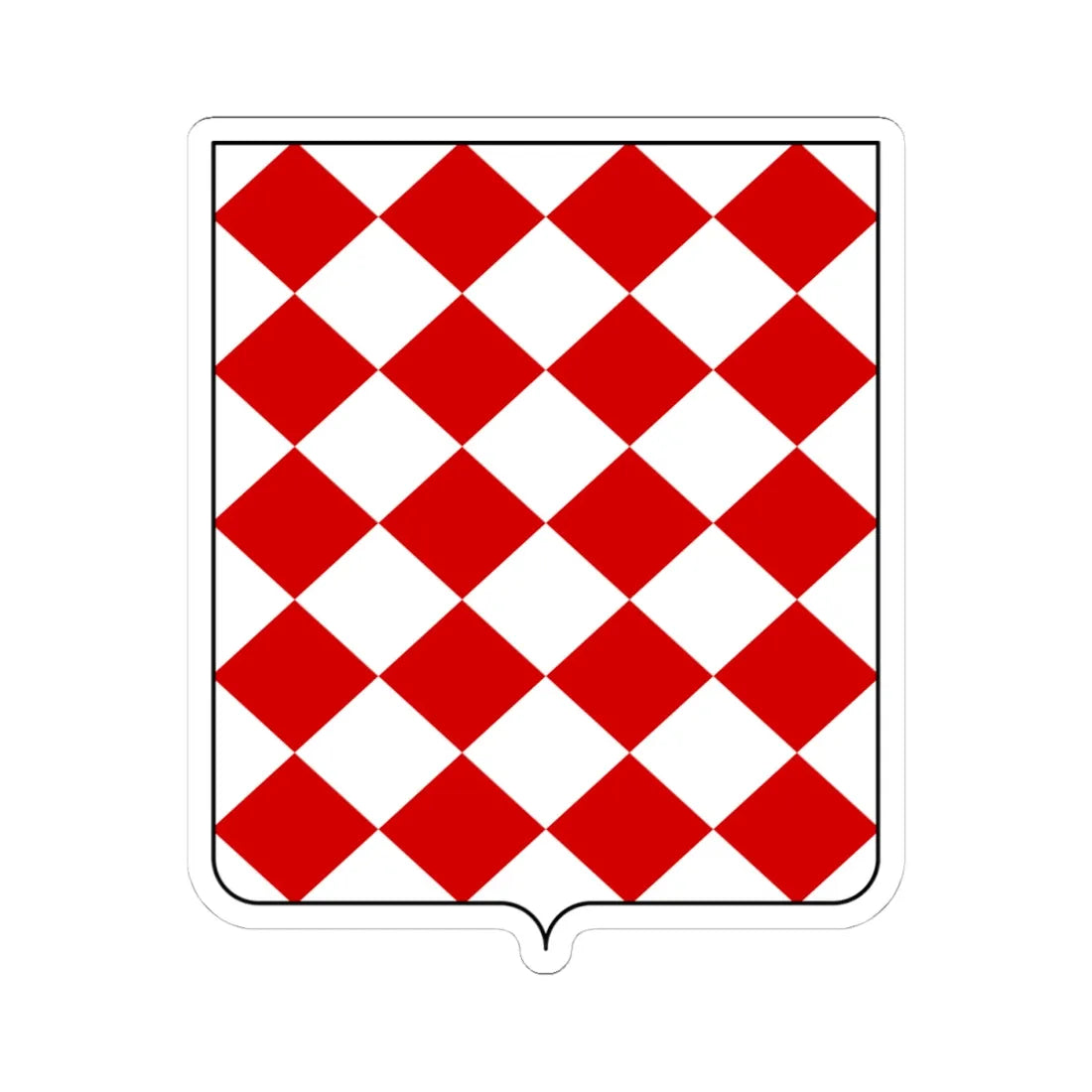 Coat of arms of the House of Appiano (Italy) (Coat of Arms) STICKER Vinyl Kiss-Cut Decal 4 Inch White - The Sticker Space