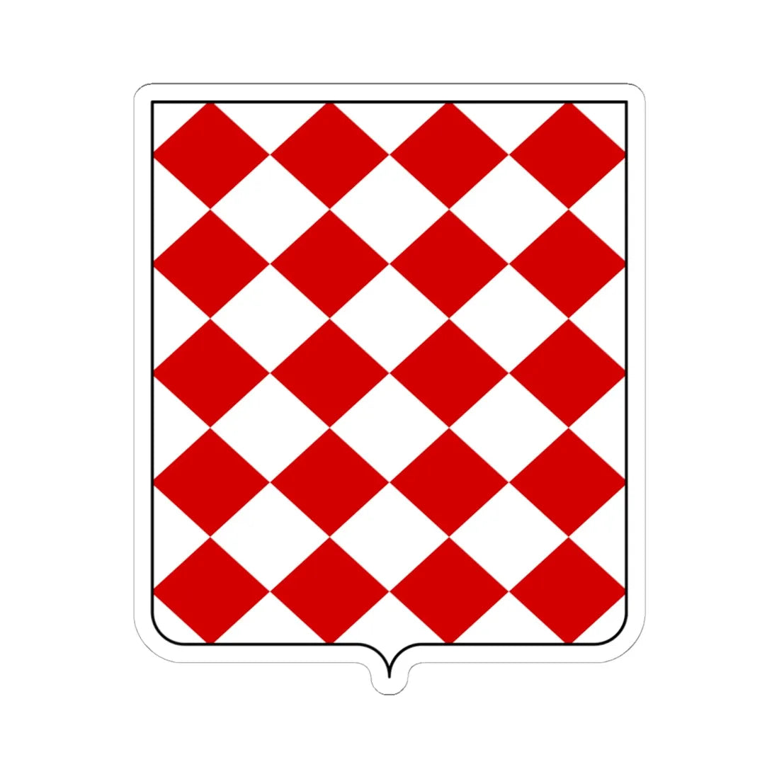 Coat of arms of the House of Appiano (Italy) (Coat of Arms) STICKER Vinyl Kiss-Cut Decal 6 Inch White - The Sticker Space