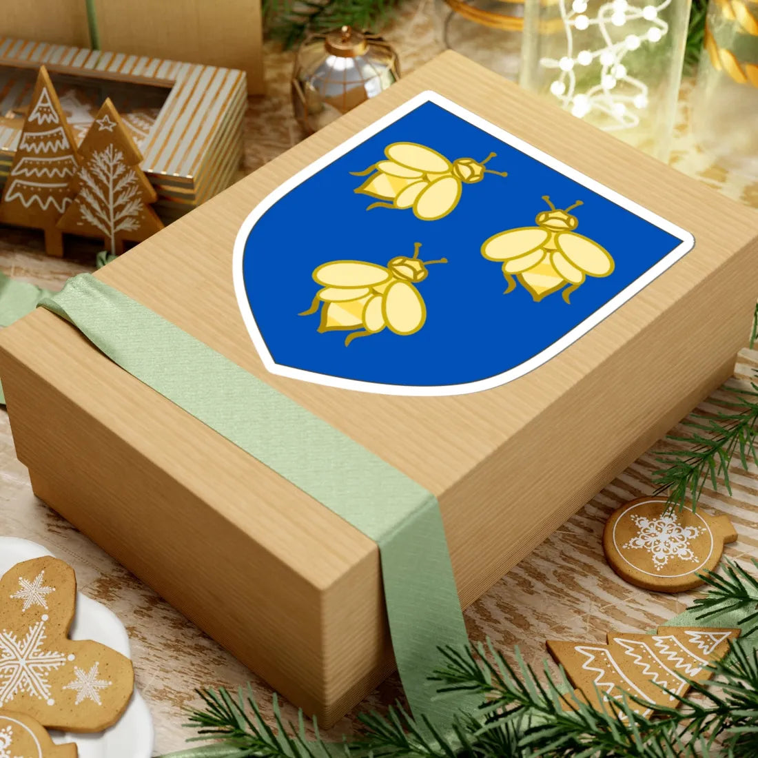 Coat of arms of the House of Barberini (Italy) (Coat of Arms) STICKER Vinyl Kiss-Cut Decal - The Sticker Space