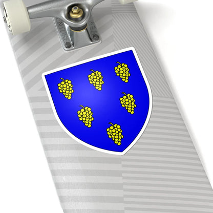 Coat of arms of the House of Bardi from Colle Florence Pisa Tuscany Italy (Italy) (Coat of Arms) STICKER Vinyl Kiss-Cut Decal - The Sticker Space