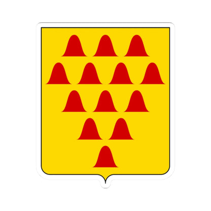 Coat of arms of the House of Beccaria (Italy) (Coat of Arms) STICKER Vinyl Kiss-Cut Decal 2 Inch White - The Sticker Space