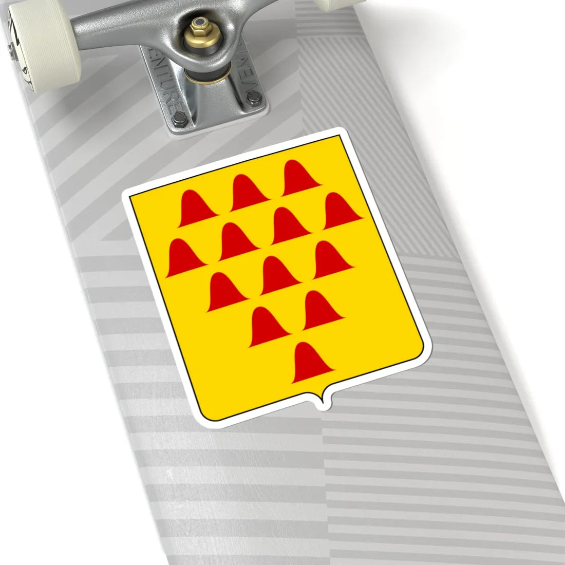 Coat of arms of the House of Beccaria (Italy) (Coat of Arms) STICKER Vinyl Kiss-Cut Decal - The Sticker Space