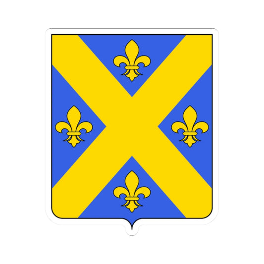 Coat of arms of the House of Bellini (Italy) (Coat of Arms) STICKER Vinyl Kiss-Cut Decal 2 Inch White - The Sticker Space