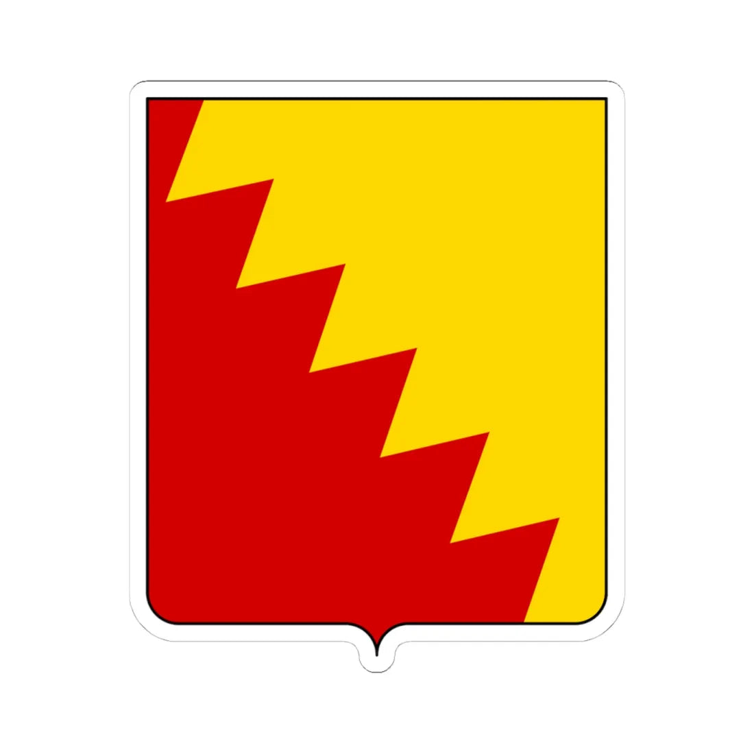 Coat of arms of the House of Bentivoglio (Italy) (Coat of Arms) STICKER Vinyl Kiss-Cut Decal 4 Inch White - The Sticker Space