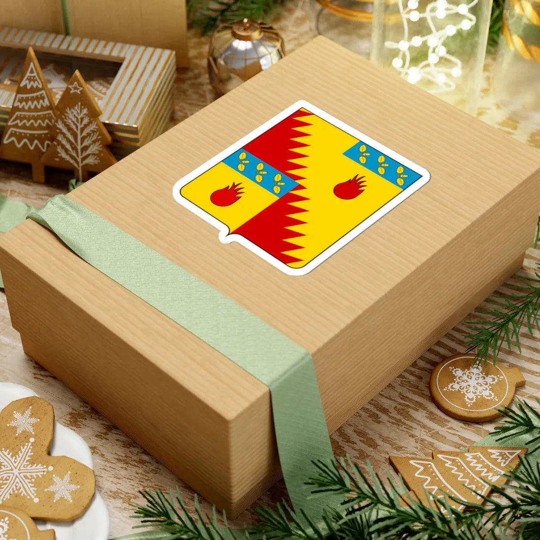 Coat of arms of the House of Bentivoglio Modena (Italy) (Coat of Arms) STICKER Vinyl Kiss-Cut Decal - The Sticker Space