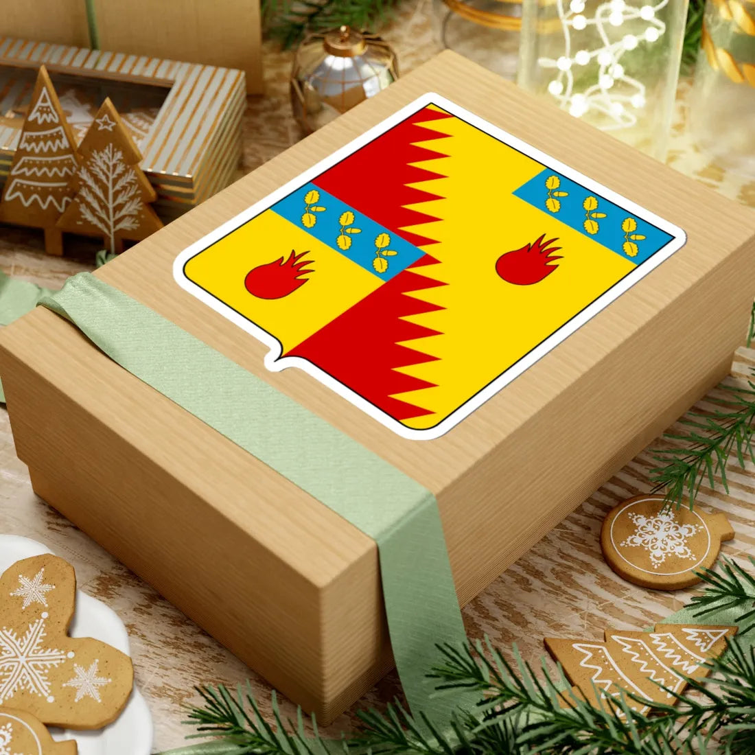 Coat of arms of the House of Bentivoglio Modena (Italy) (Coat of Arms) STICKER Vinyl Kiss-Cut Decal - The Sticker Space