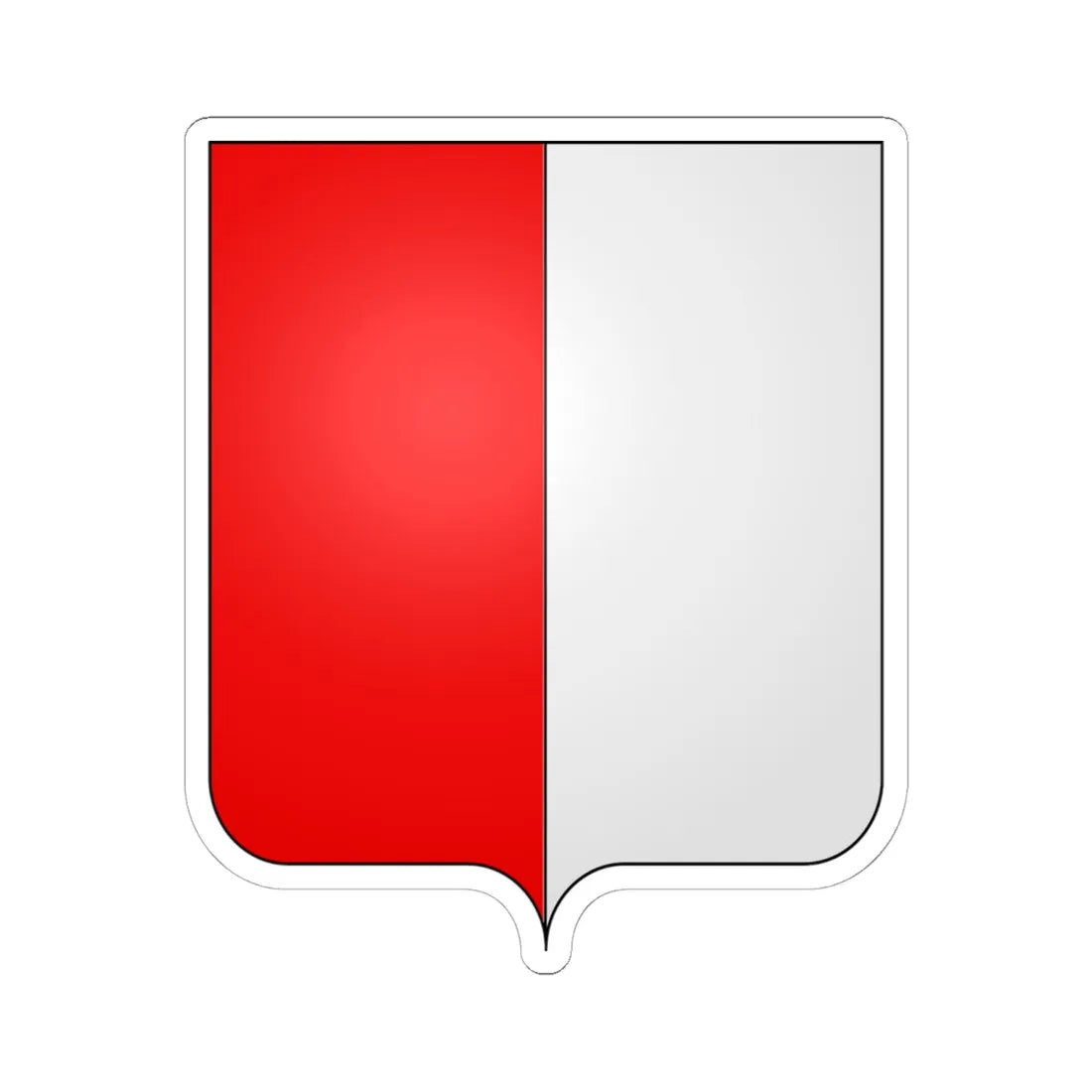 Coat of arms of the House of Bon (Italy) (Coat of Arms) STICKER Vinyl Kiss-Cut Decal 6 Inch White - The Sticker Space