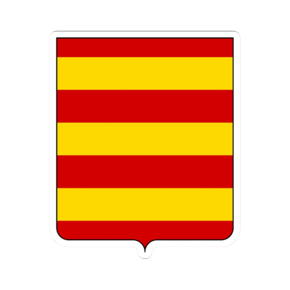 Coat of arms of the House of Bonacolsi (Italy) (Coat of Arms) STICKER Vinyl Kiss-Cut Decal 2 Inch White - The Sticker Space