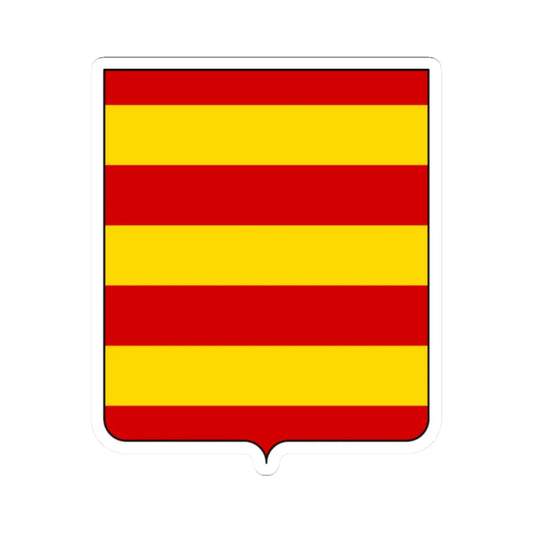 Coat of arms of the House of Bonacolsi (Italy) (Coat of Arms) STICKER Vinyl Kiss-Cut Decal 2 Inch White - The Sticker Space