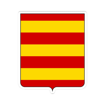 Coat of arms of the House of Bonacolsi (Italy) (Coat of Arms) STICKER Vinyl Kiss-Cut Decal 3 Inch White - The Sticker Space