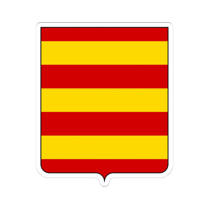 Coat of arms of the House of Bonacolsi (Italy) (Coat of Arms) STICKER Vinyl Kiss-Cut Decal 4 Inch White - The Sticker Space