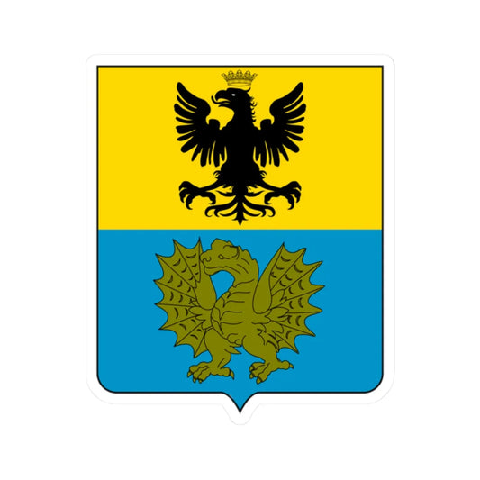 Coat of arms of the House of Borghese (Italy) (Coat of Arms) STICKER Vinyl Kiss-Cut Decal 2 Inch White - The Sticker Space