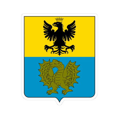 Coat of arms of the House of Borghese (Italy) (Coat of Arms) STICKER Vinyl Kiss-Cut Decal 3 Inch White - The Sticker Space