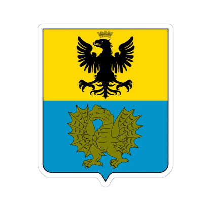 Coat of arms of the House of Borghese (Italy) (Coat of Arms) STICKER Vinyl Kiss-Cut Decal 6 Inch White - The Sticker Space